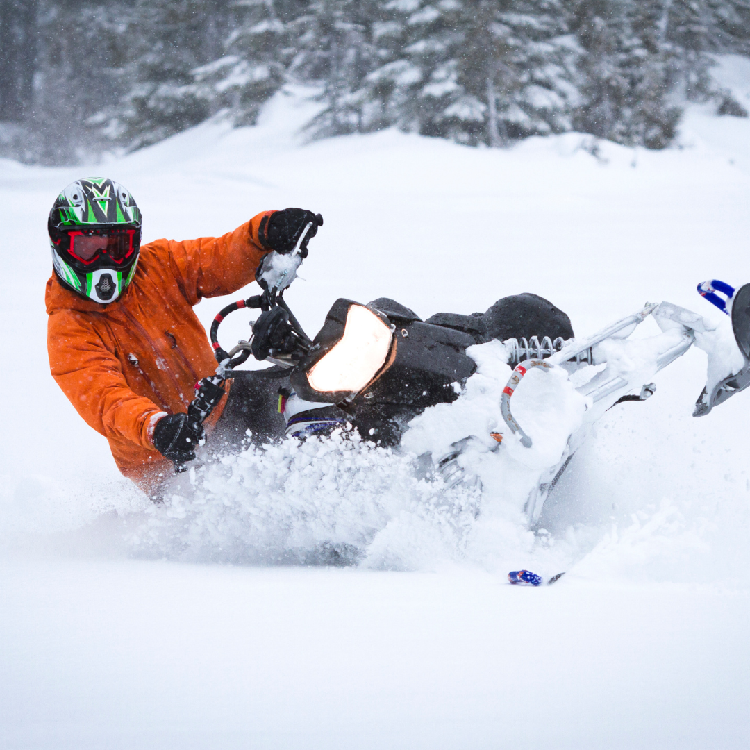 Proximity view of the 4-wheeler/snowmobile trail and boat landing near our rental.